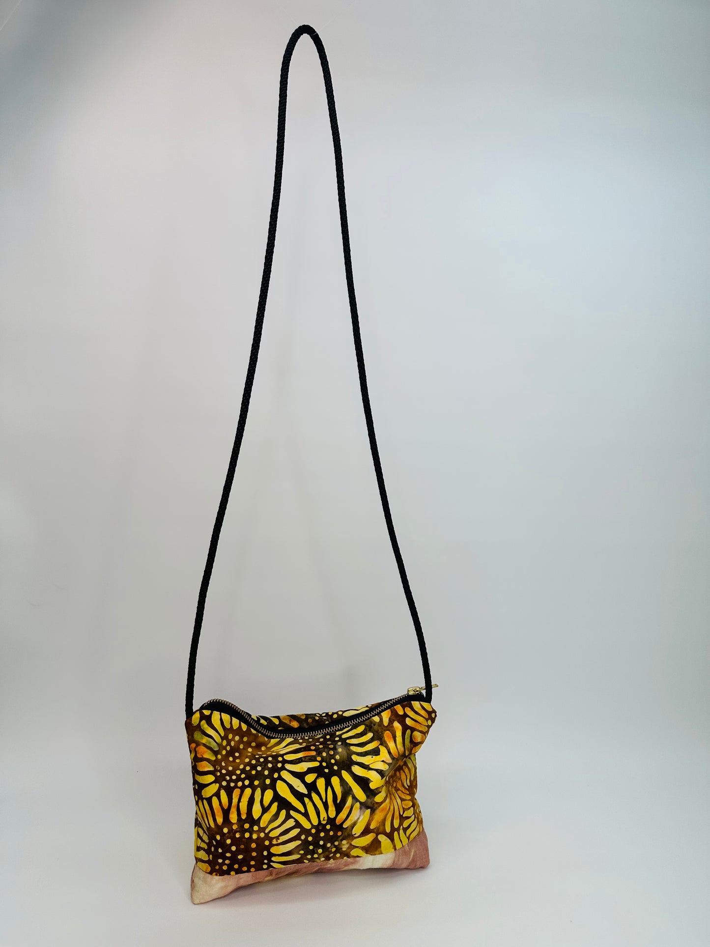 Linen Sunflower crossbody