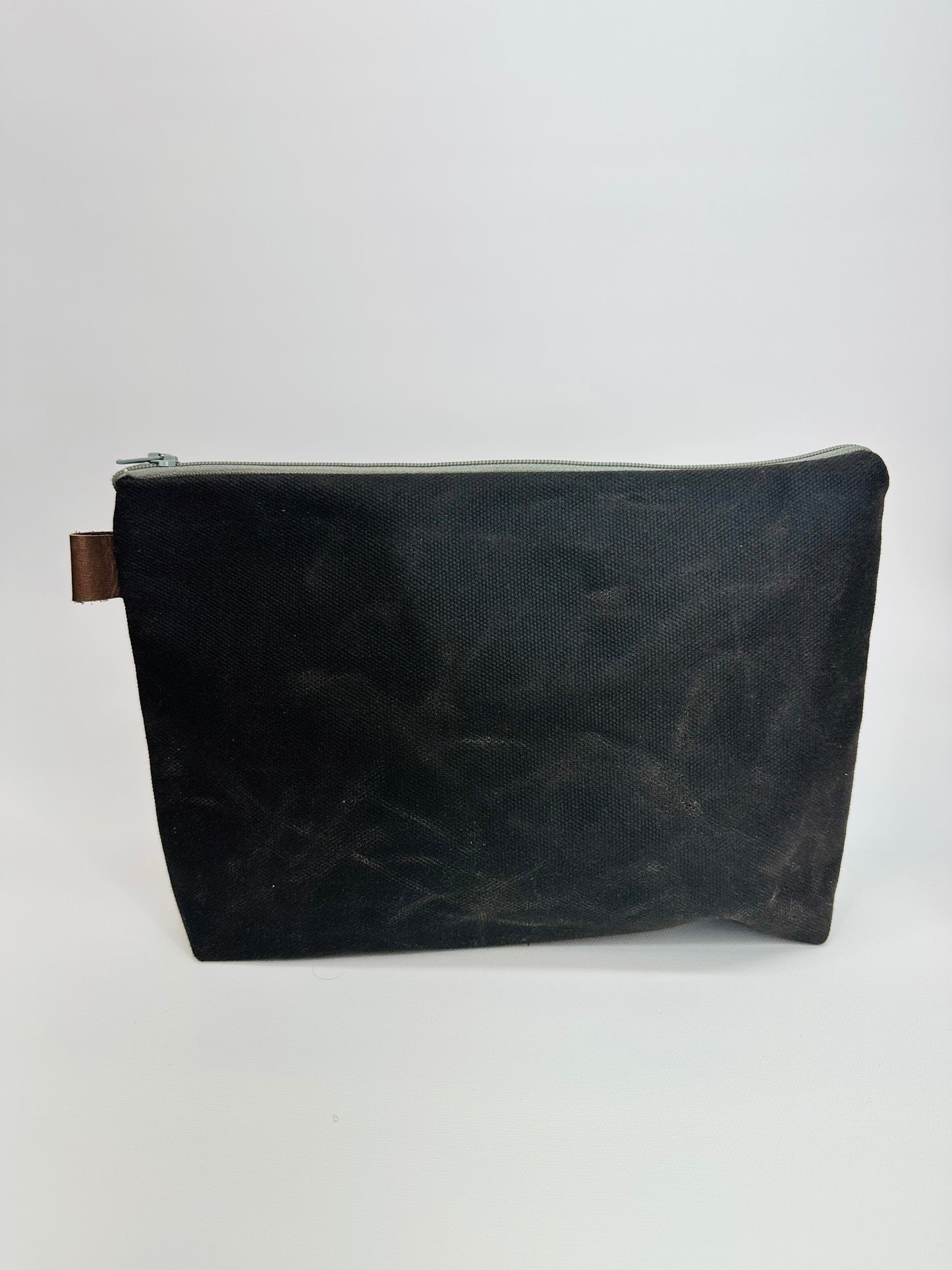 Waxed Canvas Large Pouch