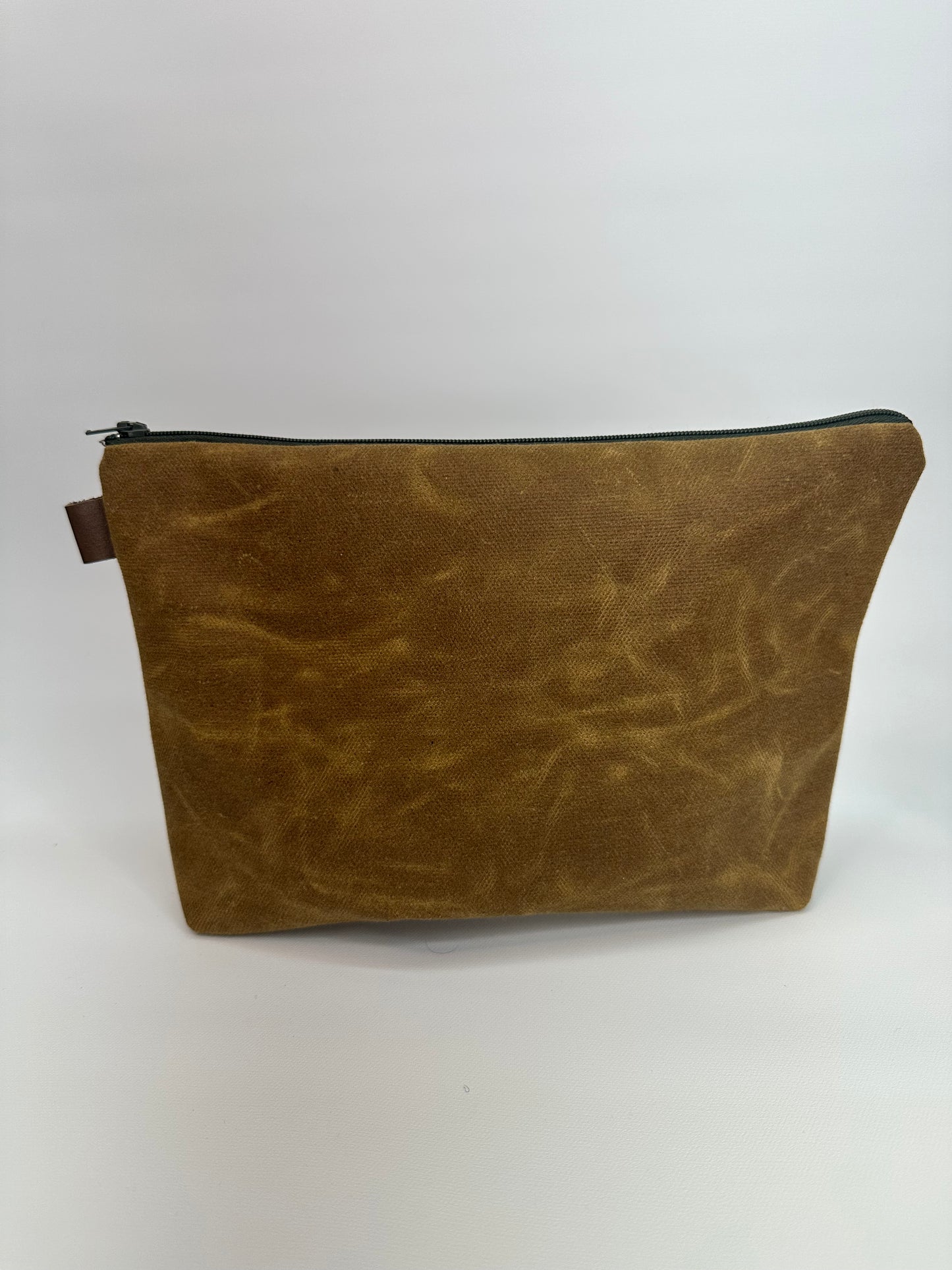 Waxed Canvas Large Pouch