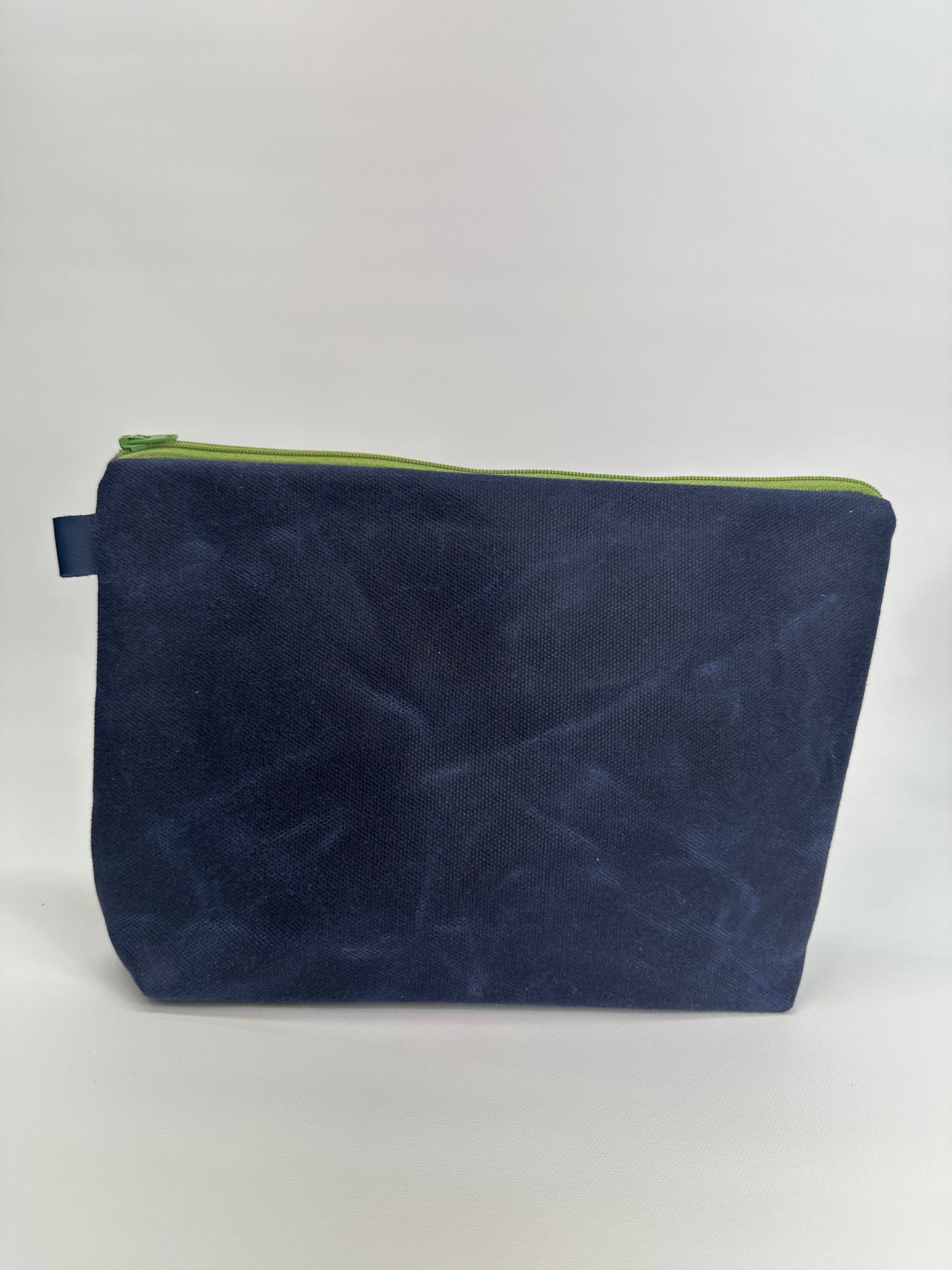 Waxed Canvas Large Pouch