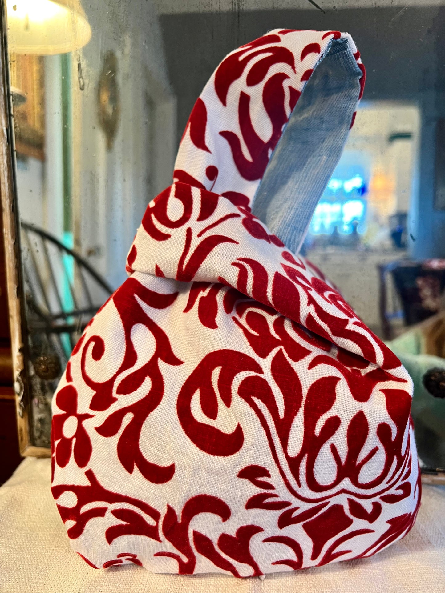Knot bag, linen small